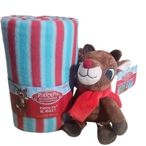 Rudolph plush & blanket